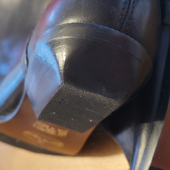 NEVER WORN ETIENNE AIGNER TALL EQUESTRIAN RIDING  LEATHER BOOTS. - Picture 15 of 15